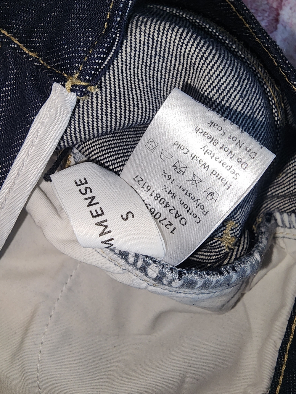 COMMENSE Dark WASH Blue Wide-Leg Jeans - Picture 5 of 8